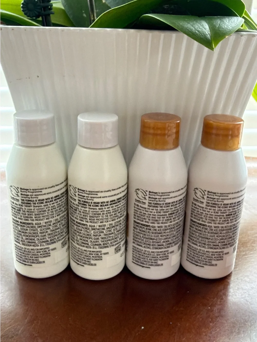 Bond Therapy Shampoo & Conditioner Mini Set - White/Gold